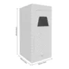 Lightweight Portable Personal Steam Sauna Spa set tent 180*80*80cm+4 heating pads+65cm folding chair 6