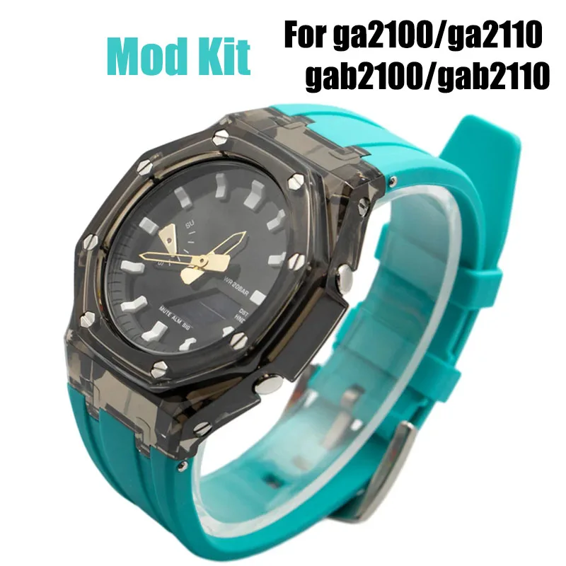 

Модифицированный комплект для GA2100 GA2110, прозрачная фоторезиновая лента для самостоятельной сборки для GAB2100 2110, сменная крышка, набор аксессуаров для Мода