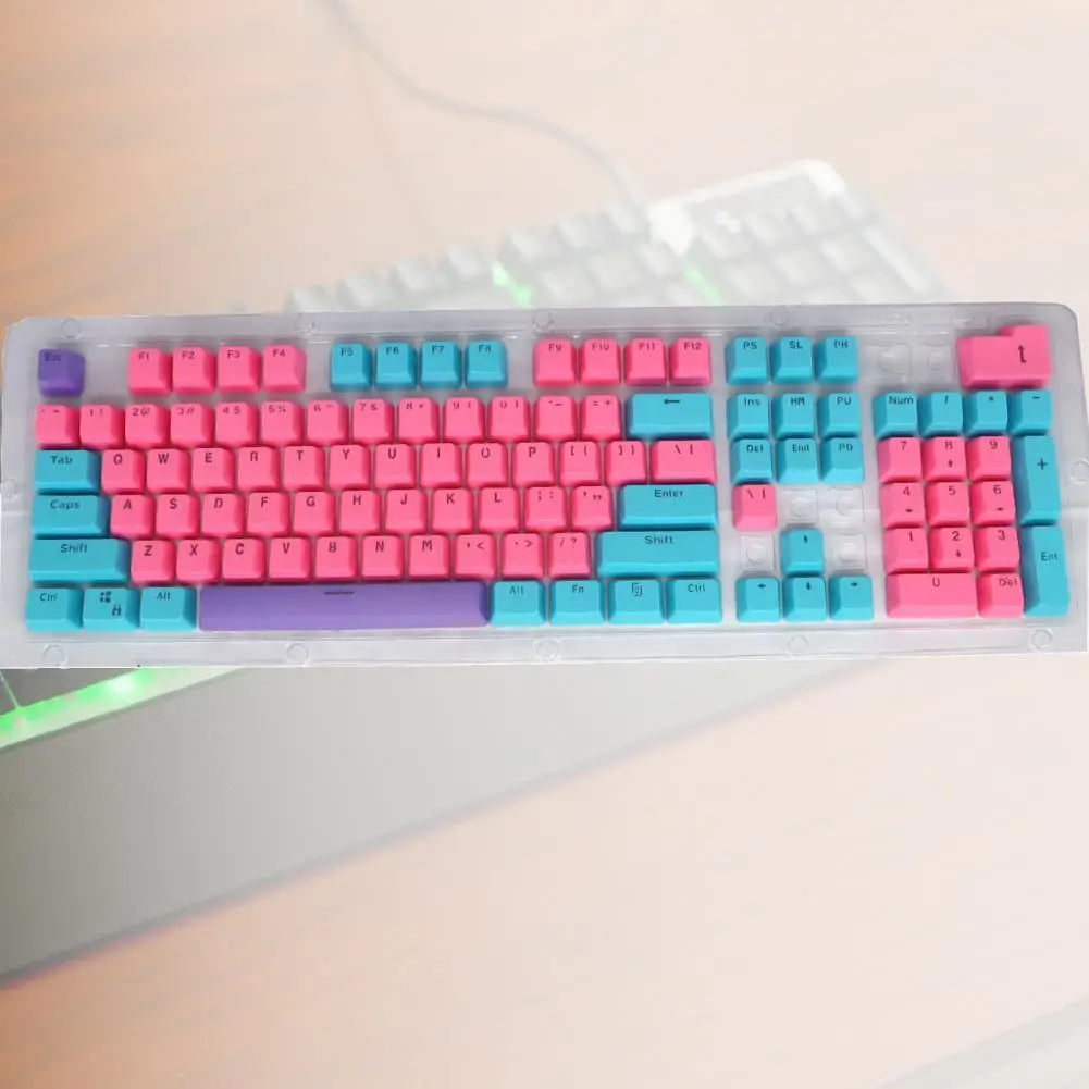 

Keys Cap Set Wear-resistant PBT 104Pcs Keycaps Universal for Cross-axis Mechanical Keyboards Normalized for Cross-axis Mechanica