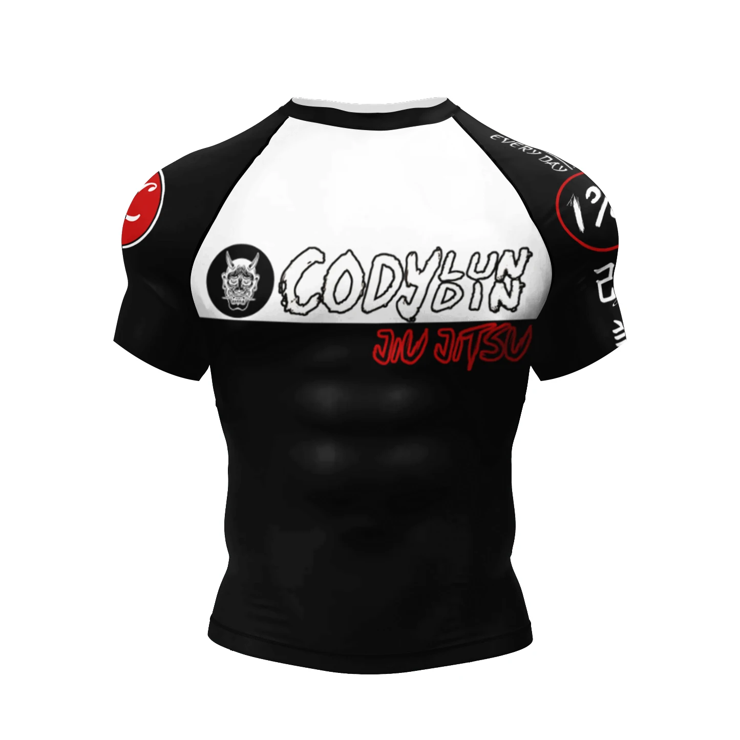 Фото Модная одежда Cody Bjj Rashguard с принтом панды Muay Thai, сублимационная одежда на заказ, Мужская бразильская спортивная одежда без Gi, спортивная одежда №3