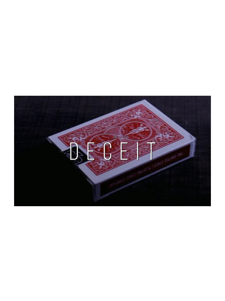

DECEIT By Sid T (Gimmick+Online Instruction) Card Magic Tricks,Close Up,Illusion,Fun,Magic Props,Magician Cards Toys