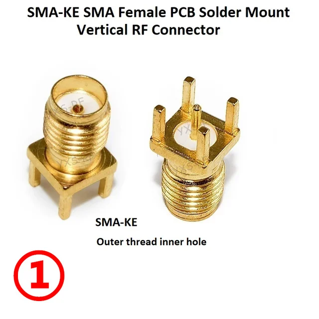 Conector Sma A N Tipo 2-pack Para Montaje En Panel