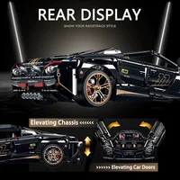 Technical City Sport Car Building Block High-Tech Super Speed Remote Control Racing Vehicle Model Bricks Toys For Boy Gift MOC 5