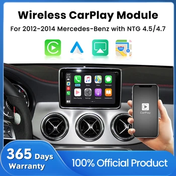 Wireless Apple CarPlay Android Auto per Mercedes ABCE G ML CLS GLA GLK 2012-2014 NTG4.5/4.7 AirPlay Mirroring Car Play Refit