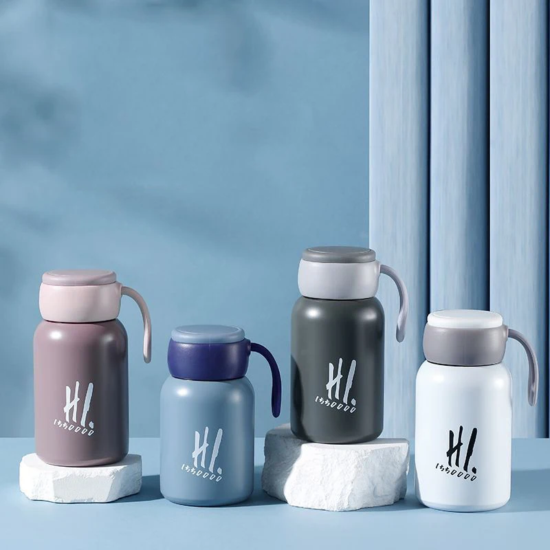 

304 Food Grade Stainless Steel Male and Female Student Water Cup INS Small Cup Thermos Children's Insulating Cup