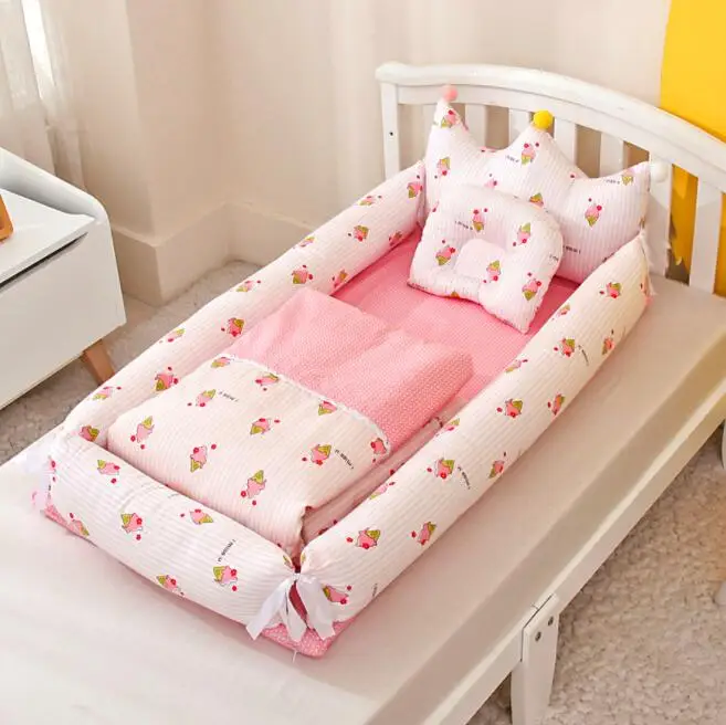 Nido portátil para bebé recién nacido, cama de viaje, Mini cunas para bebé, cosas  para recién nacido, capullo infantil, vaina para dormir durante 0-12 meses  - AliExpress