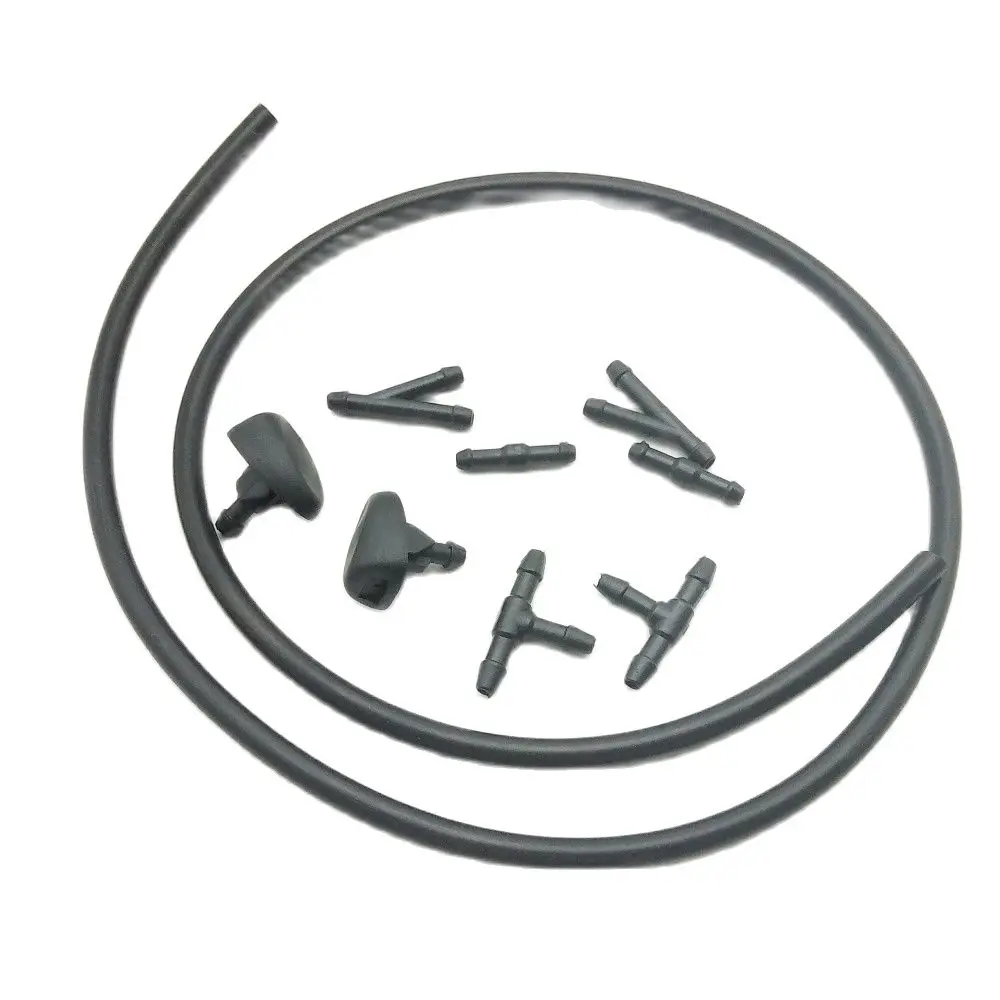 푸조 307용 자동차 앞 유리 와이퍼 워셔 스프레이, 자동차 스타일링 2개, 자동차 앞 유리 노즐 유리 물 분사기
