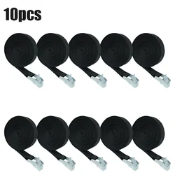 Adjustable Reusable Lashing Straps with Antirust Alloy Buckles - Pack of 10 (10pcs 26MMx3M)