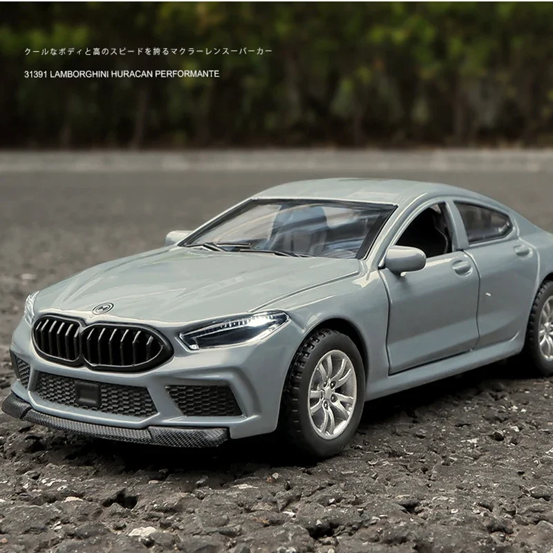 

Модель автомобиля из сплава 1/32 M8 MH8 Coupe, литая модель фотоавтомобиля, модель высокой модели искусственного звука и фото, коллекция детских игрушек, подарок