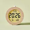 Electric Desk Clock Small Battery Alarm Clock Wooden Clock with Snooze and Nightlight Battery Powered Alarm Clock for Home 4