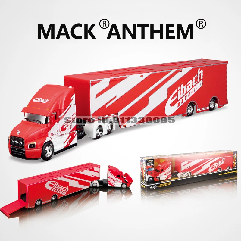 Maisto 1:64 MACK Anthem LoneStar UP 운송 주조 제조 트레일러 모델 시뮬레이션 모델 합금 자동차 컬렉션
