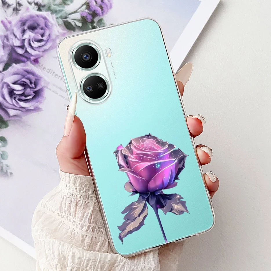 Fashionable Soft Slim Phone Case with Painted Design - Compatible with Huawei Nova 10 Series