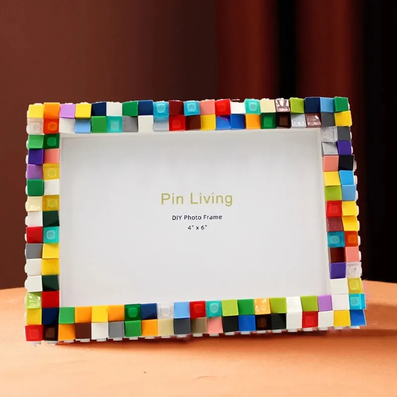 DIY-Colorful-Building-Blocks-Photo-Frame-Creative-Activity-Gift ...