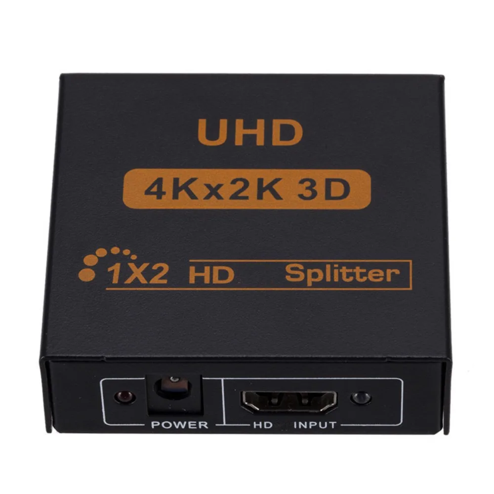 

HDMI-совместимый разветвитель 1 в 2/4, компактный разветвитель 1x 4/1x2 HDMI 4K 30 Гц для HDTV/STB/DVD/D-VHS Player