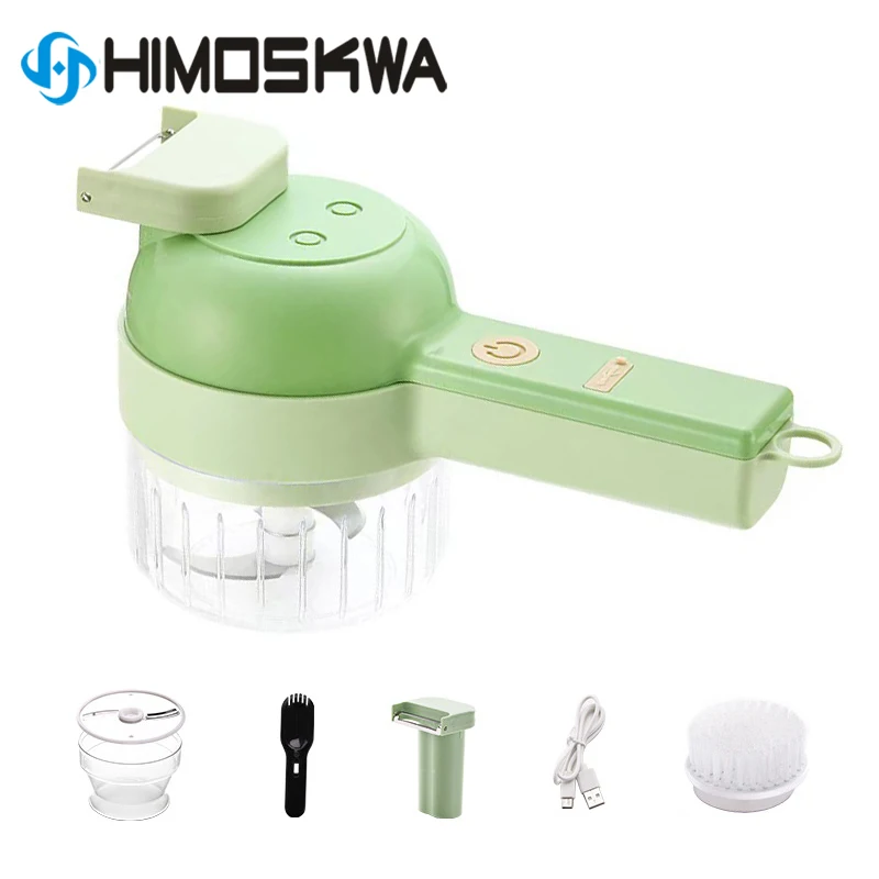 

Multifunctional Electric Garlic Chopper Vegetable Cutter Slicer Masher Wireless Blender Meat Mixer Grinder Food Processor Mincer