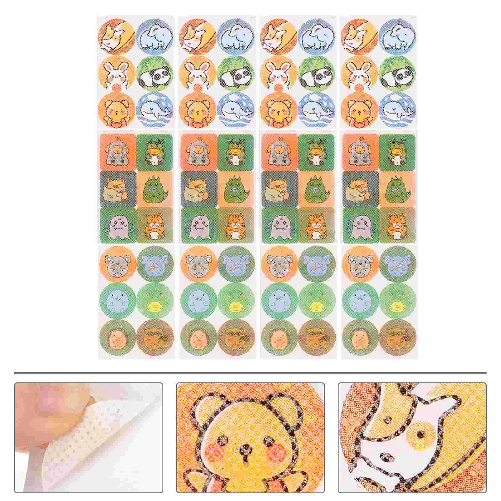 Adesivi Patch Mosquito Kids Patch Bug Anti Buzz Decalcomanie Naturali Sticker Outdoor Baby Cartoon Adulti Citronella Animal Fly Free