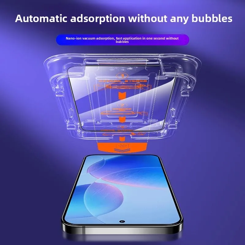 Privacy Screen Protector 2-Pack with Auto Dust Removal and Anti-Peeping HD Film
