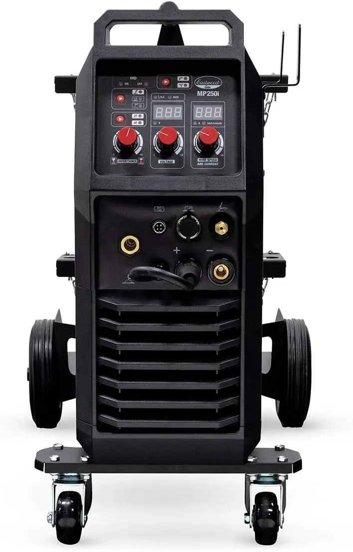 MP250i Elite Multi-Process Welder MIG-TIG-ARC Welding Machine Set Rated Duty Cycle of 60% at 250 Amps Black