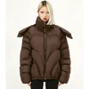 Men Puffer Jackets Streetwear Hooded Parkas Windbreaker Coat High Collar Padded Jackets Hip Hop Man Parka Thicken Warm Coats Y2K 4