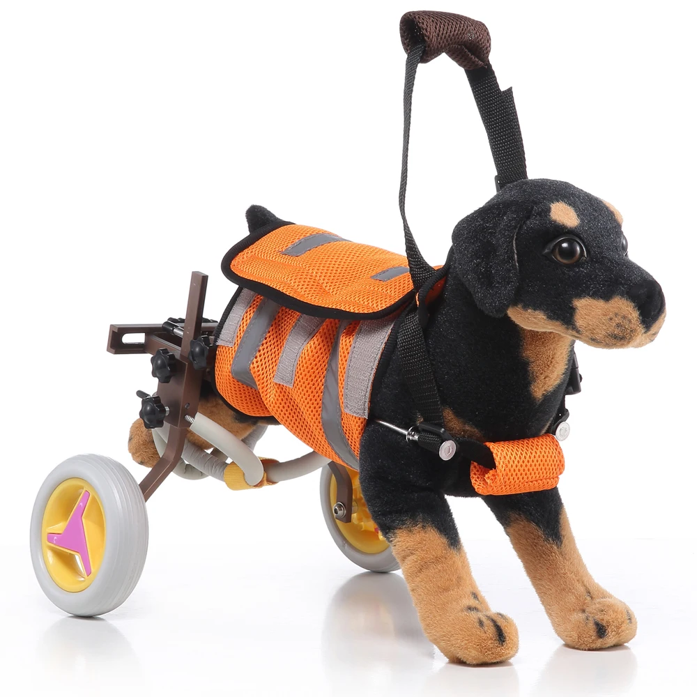 

Factory Direct Adjustable Mobile Pet Cat And Dog Assistive Wheelchair Walker