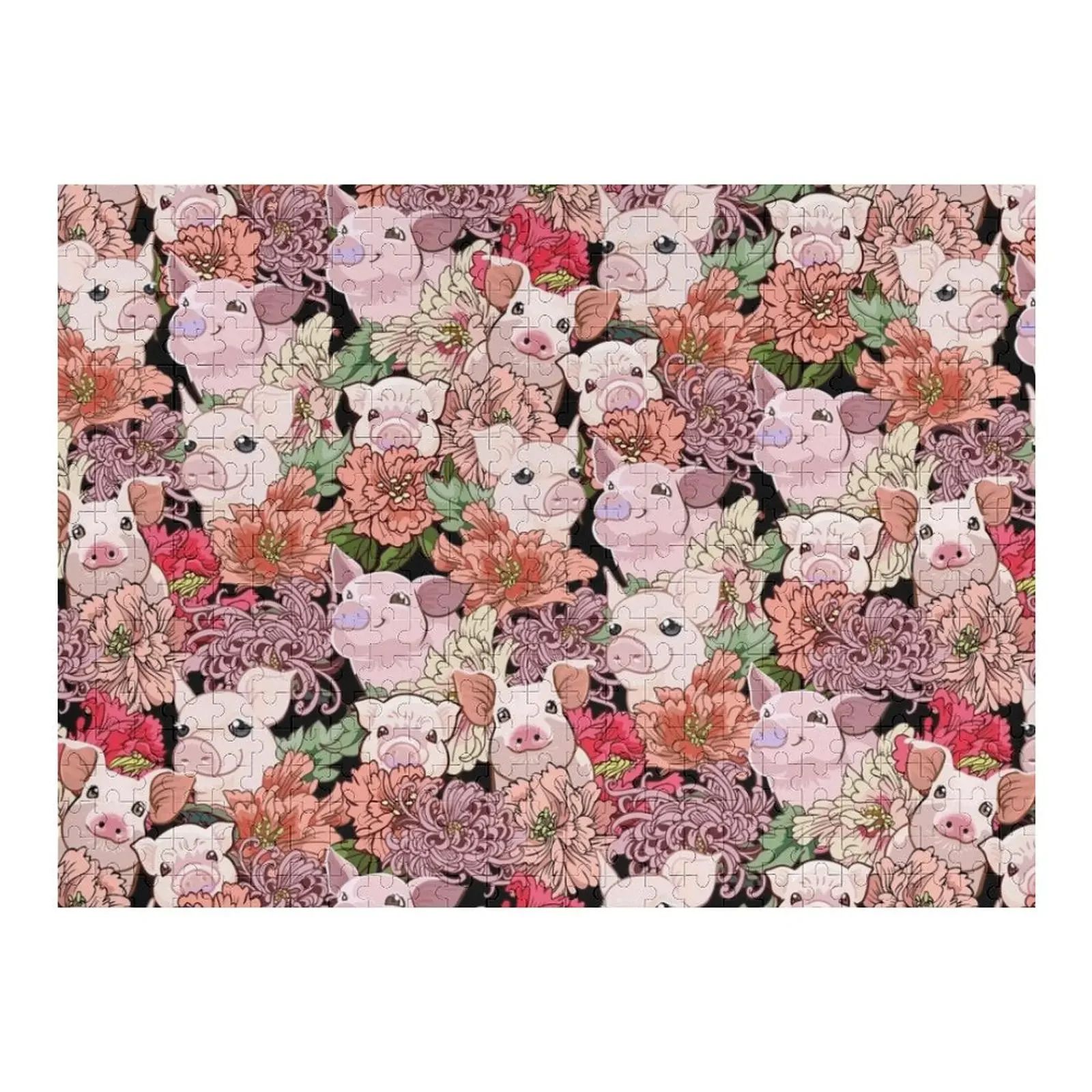 

Because Pigs Jigsaw Puzzle Custom With Photo Iq Puzzle