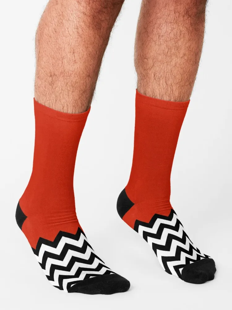 Black Lodge (Twin Peaks) inspired graphic Socks non-slip soccer stockings Socks fashionable Women Socks Men's