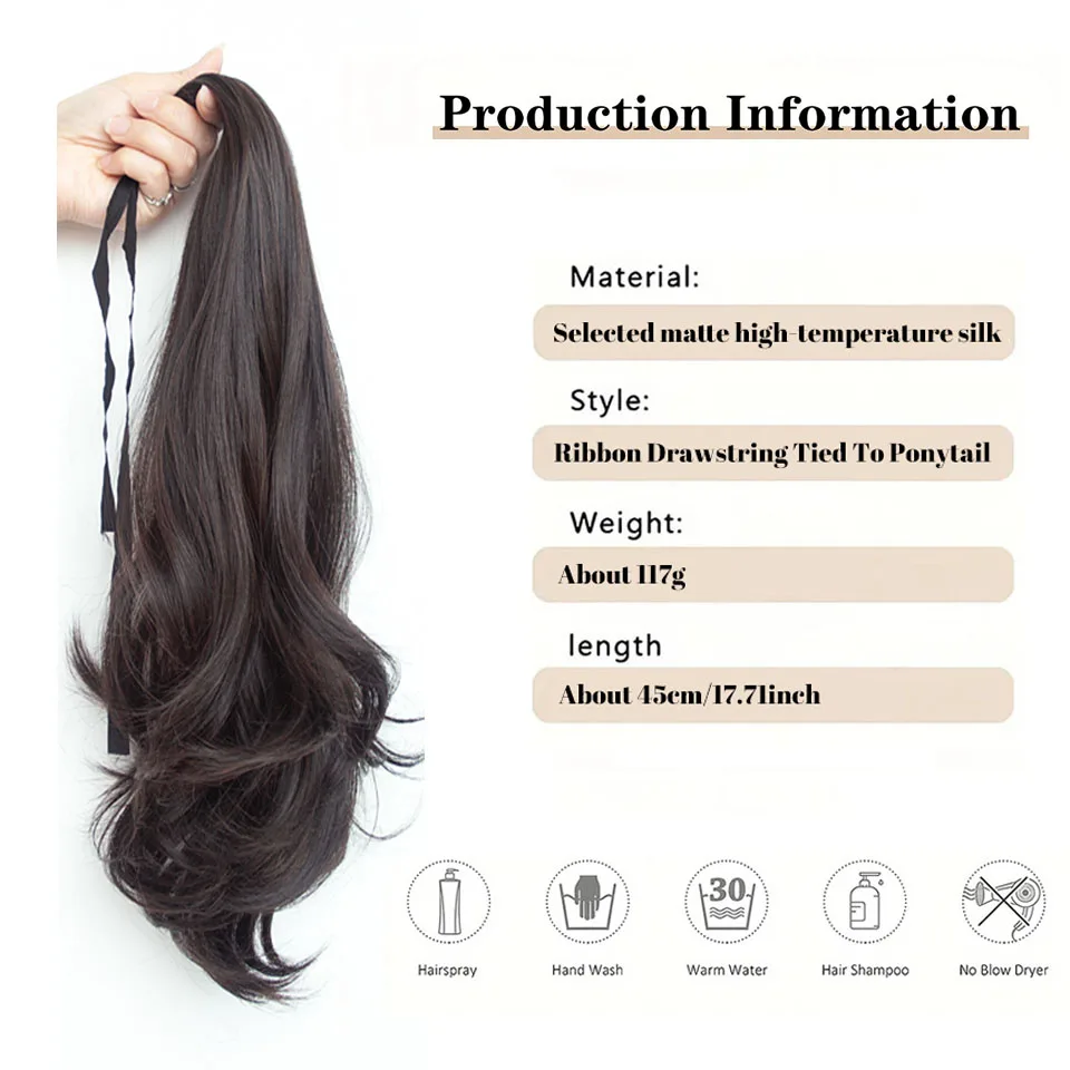 Synthetic Curly Ponytail Wig for Women