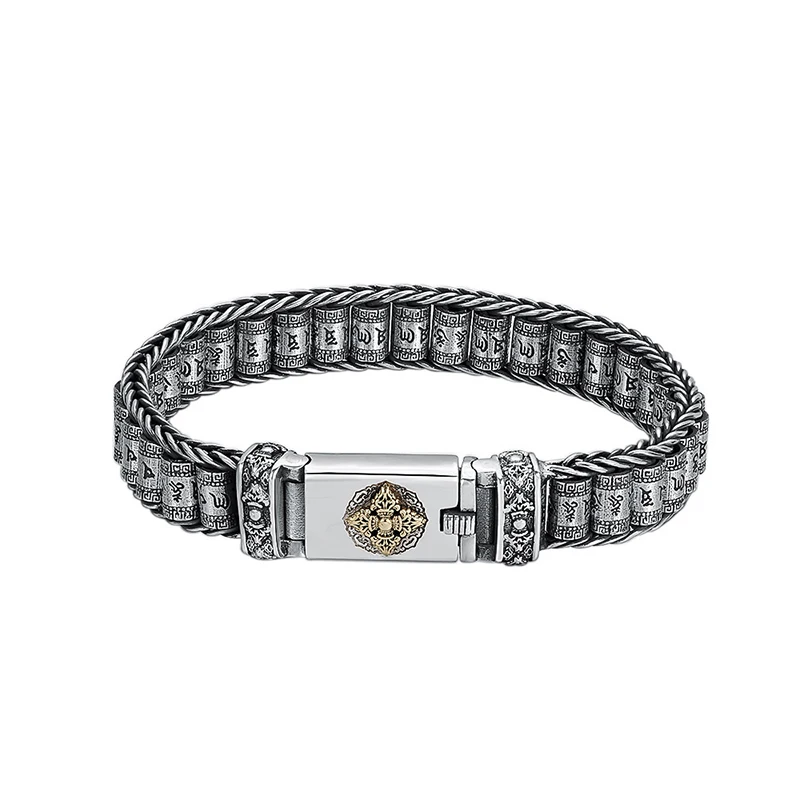 

Бутиковые ювелирные изделия из серебра s925 пробы, браслет с переводными бусинами с шестью символами, модные простые гипоаллергенные украшения, ювелирные изделия для празднования драгоценностей в честь юбилея бойфренда, подарок на день рождения