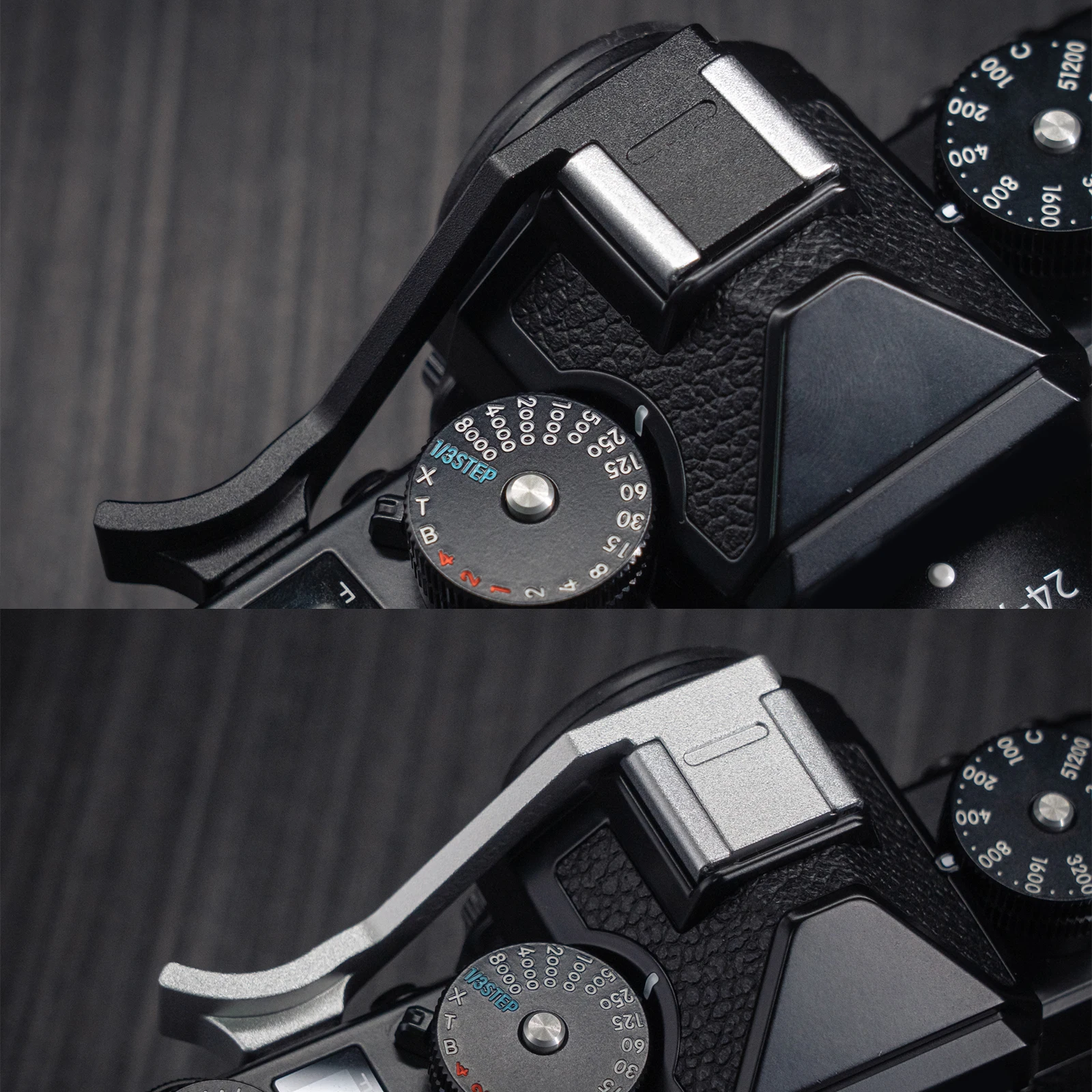 Thumb Grip, Thumb Grips Aluminium Alloy With Hot Shoe Mount For Digital