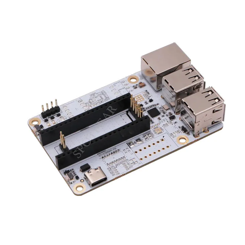 Milk-v Duo io Board Módulo de Expansão Iob Placa Linux com Hub Usb Ethernet Rj45 - Imagem 3