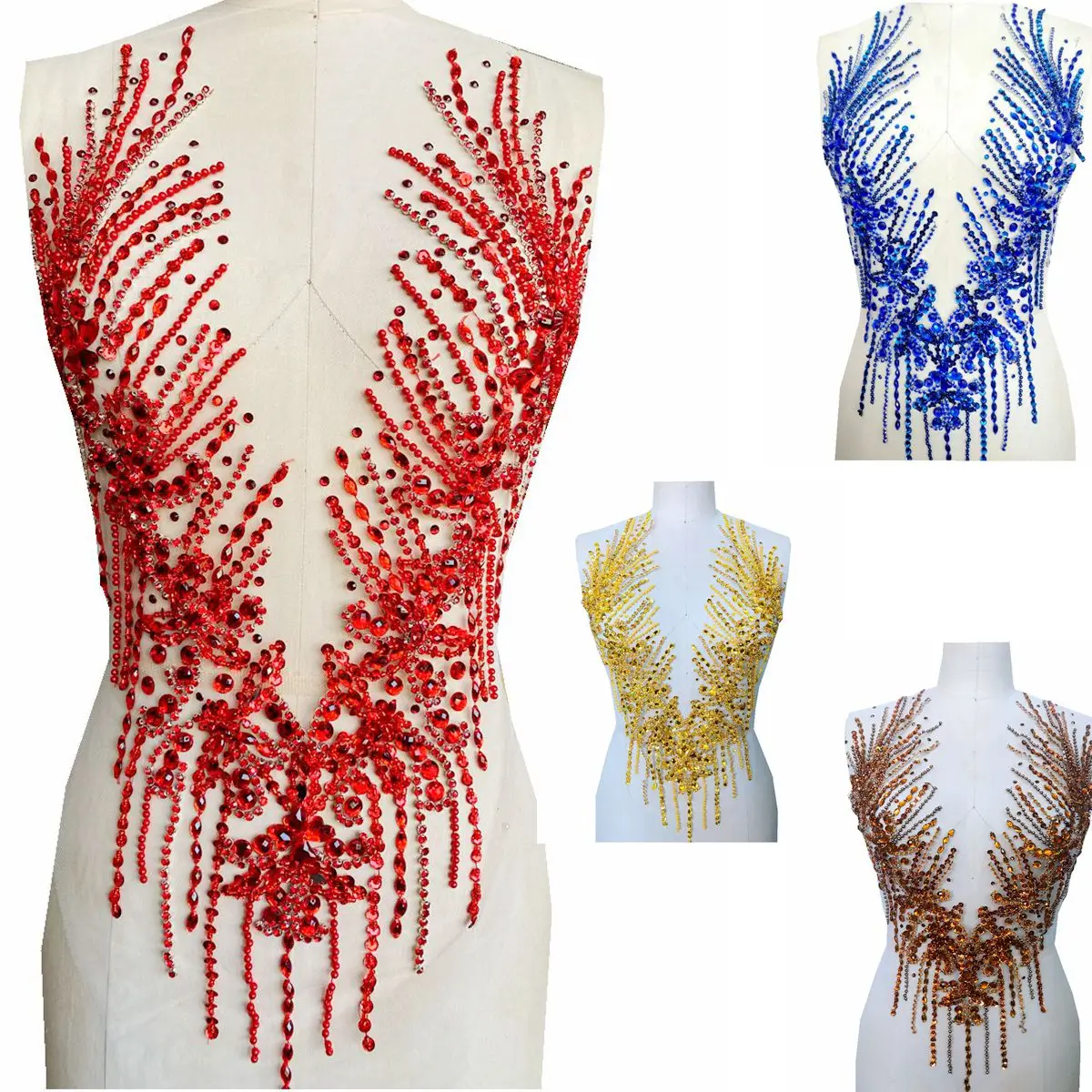 6 Colors Luxury Glitter Beaded Sequin Crystal Profiling On Tulle Evening  Dress Accessories Fabrics V Neck Cocktail Gown Material - AliExpress  200000297