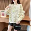 Sweatshirt Feminine Lace Slimming Versatile Age-Reducing Pullover Top 5