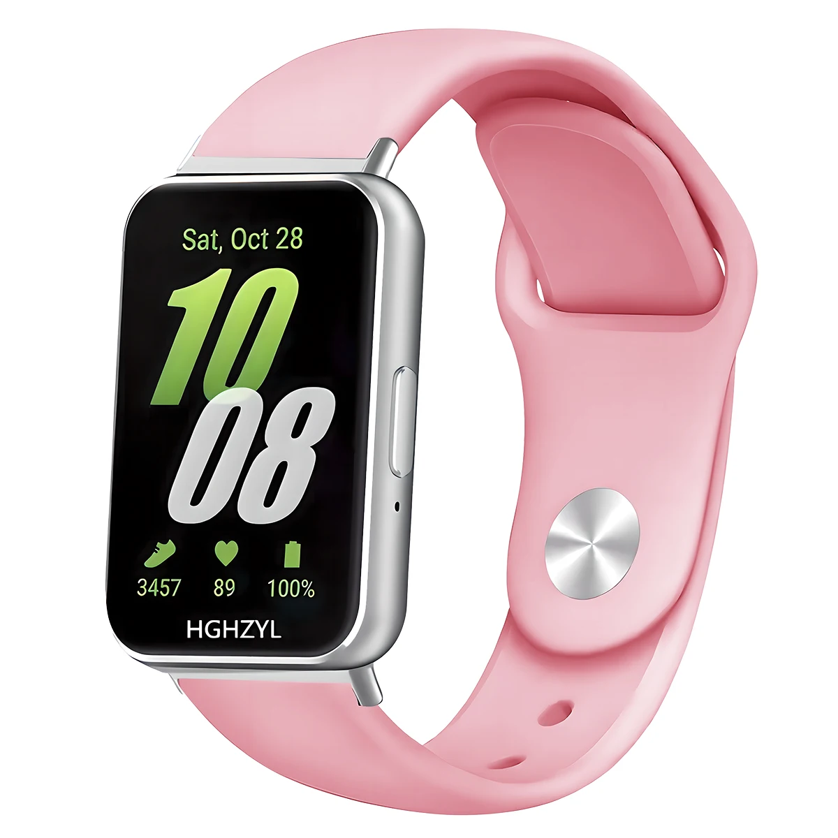 Silicone Sport Strap for Fitness Tracker - Replacement Watchband Accessory