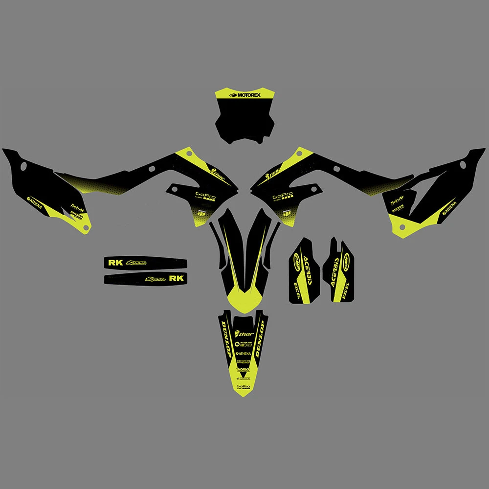 Sepeda Motor Belakang Grafis 3M Stiker Decal Kit untuk ...