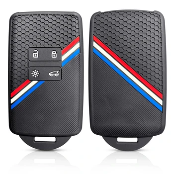 silicone car key case cover for dacia Duster logan 3 jogger sandero for Renault Clio 5 Megane 4 Zoe Kadjar Captur Arkana Koleos