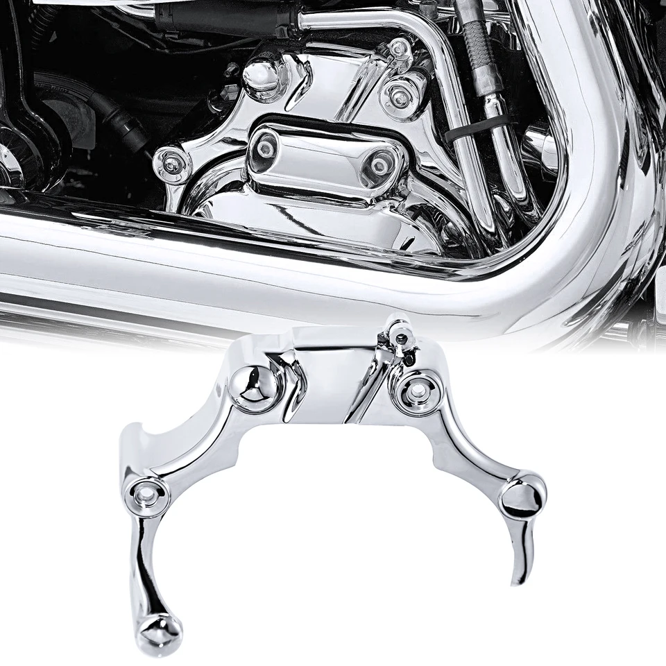 aughco, couvercle primaire extérieur. Lisse. Chromé | Aftermarket-c