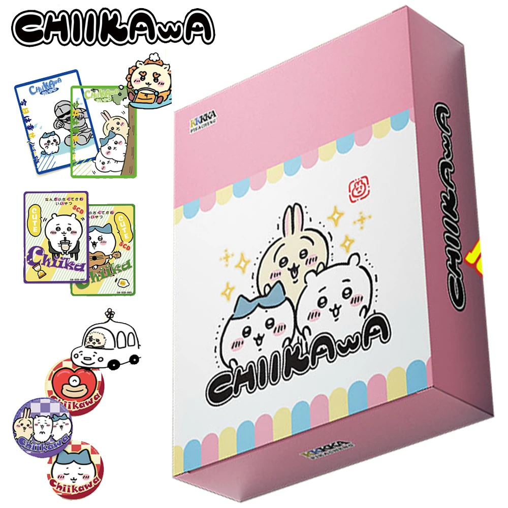 

Оптовая продажа, Chiikawa, карточка для детей, Бесплатная доставка, Usagi, милые японские Мультяшные персонажи, ограниченная игра, коллекционная карточка, детские подарки