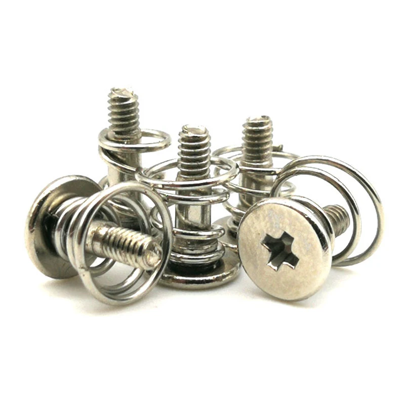10pcs M2 M2.5 Nickel Plated Spring Screws GPU Graphics Board Heatsink Screws High Quality