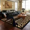 Nordic Luxury Leopard Large Area Carpets Living Room Decoration Carpet Washable Rugs for Bedroom Home Decor Mat Lounge Rug 3