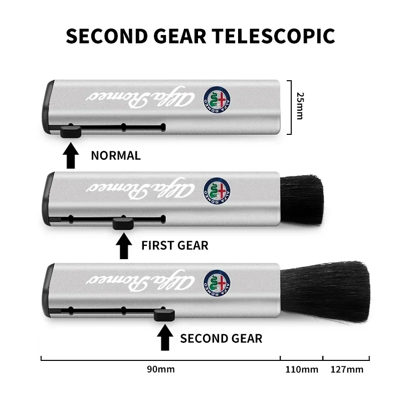 Retractable Car and Computer Air Conditioner Cleaning Brush
