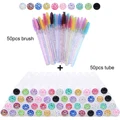 50pcs mix  glass
