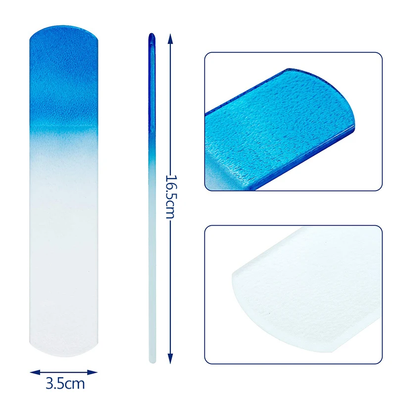 GlassFootFileCrystalFootFileCallusRemoverPedicureRaspHard