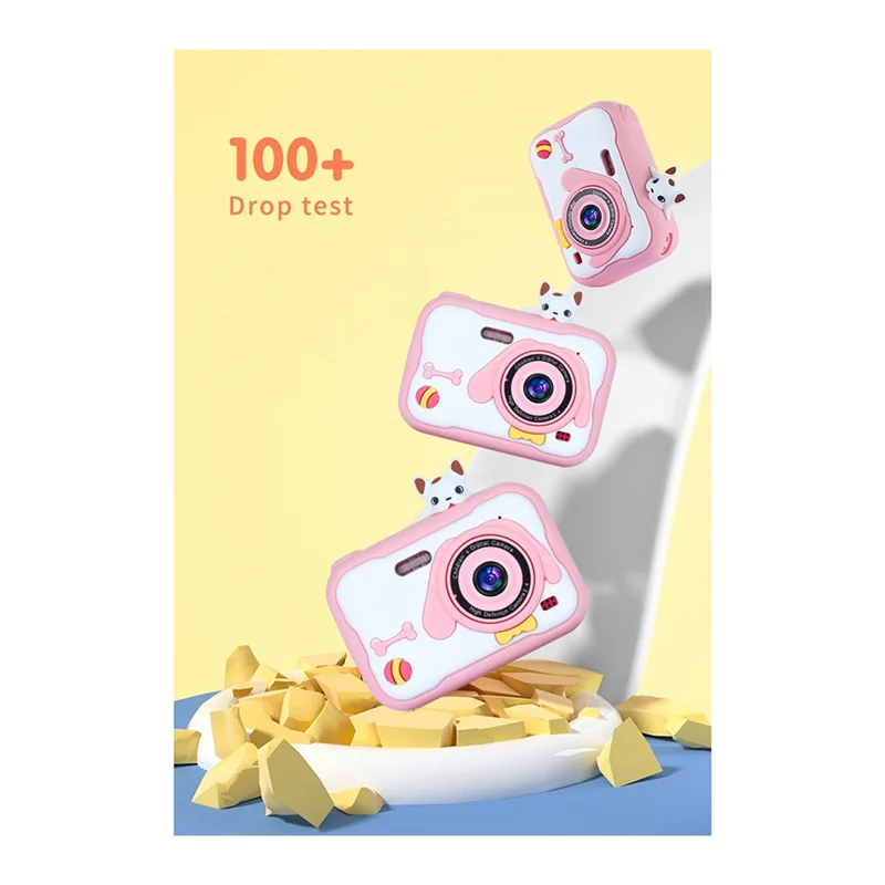A8S HD Dual Lens 4000W Pixel 5472X4104PX Photo Resolution Without Memory Card Children's Camera,Brown Easy Install Easy To Use
