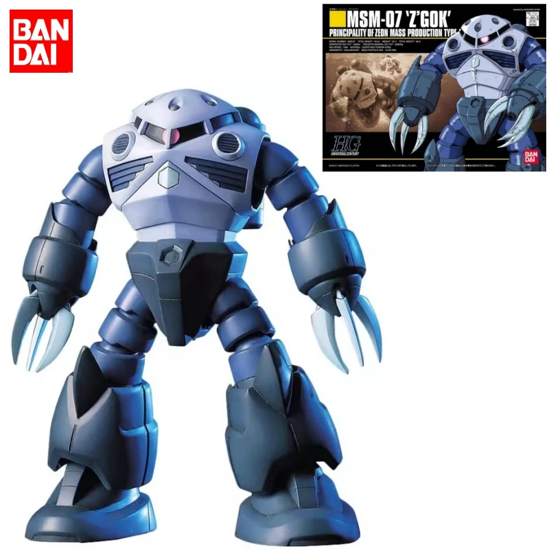 

Bandai Original HGUC 006 1/144 MSM-07 Z′Gok Gundam Anime Action Figure Assembly Model Toys Collectible Gifts For Children