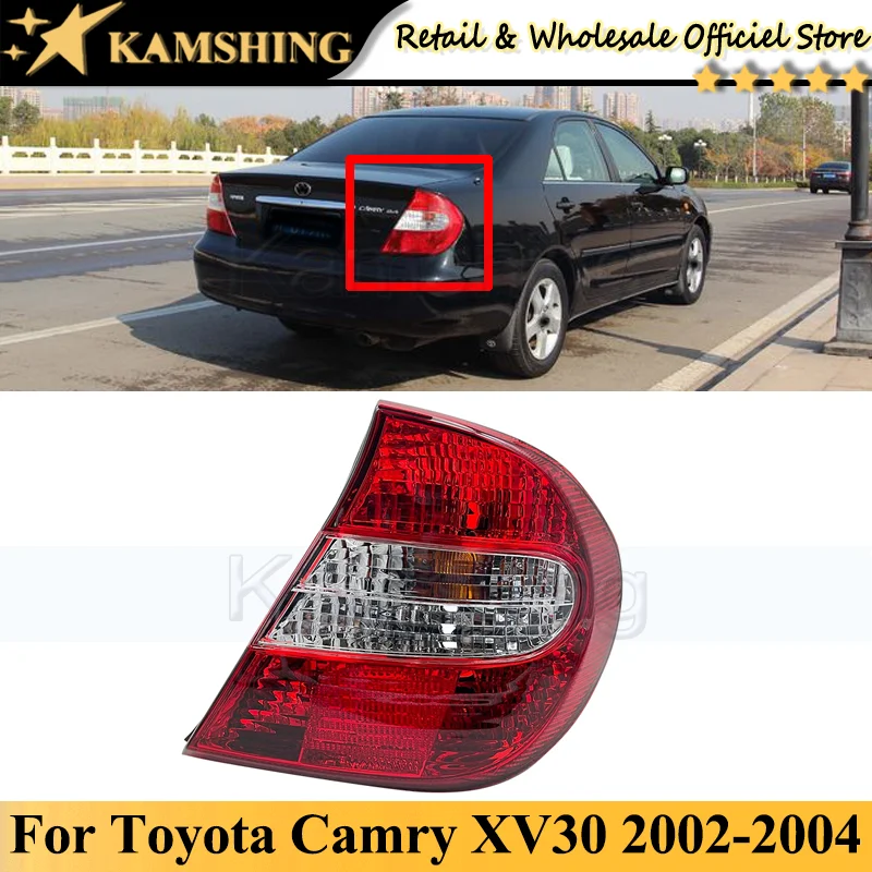 

Kamshing For Toyota Camry 2.4 XV30 2002 2003 2004 Rear Tail light lamp Taillights taillamps Brake Light