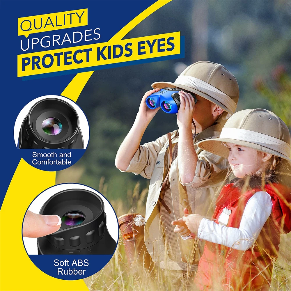Long Range Binoculars APEXEL Binoculars Professional 8X21 Mini Child Telescope Compact Shockproof For Camping Tourism Travel Kids Toys Gifts
