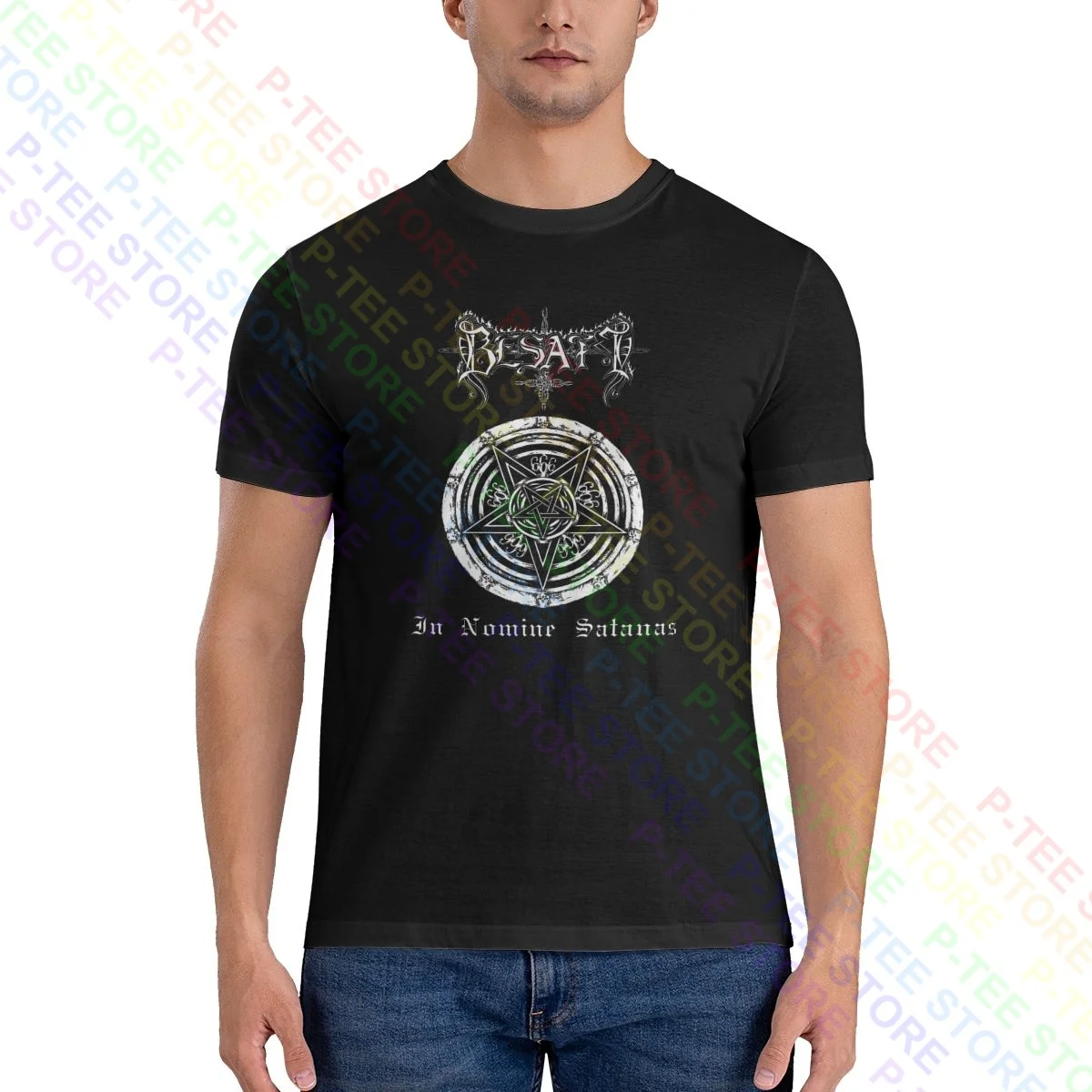 Besatt In Nomine Satanas Muslimaturfaust Alcest Agalloch Shirt T-Shirt Soft Hot Deals Tee