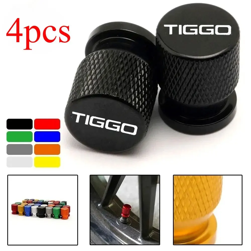 Premium Car Wheel Tire Valve Caps - Set of 4 Waterproof Airdust Covers