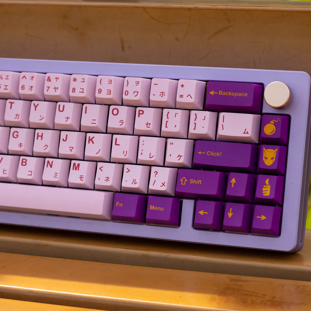 de Perfil Cereja, PBT Keycap, Sublimação DYE, 98% Padrão, 142 Chaves