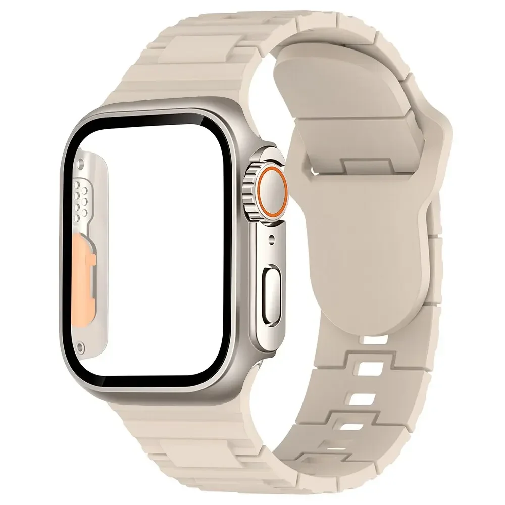 Mecha Sport Silicone Loop Band with Enhanced Protective Ultra Case